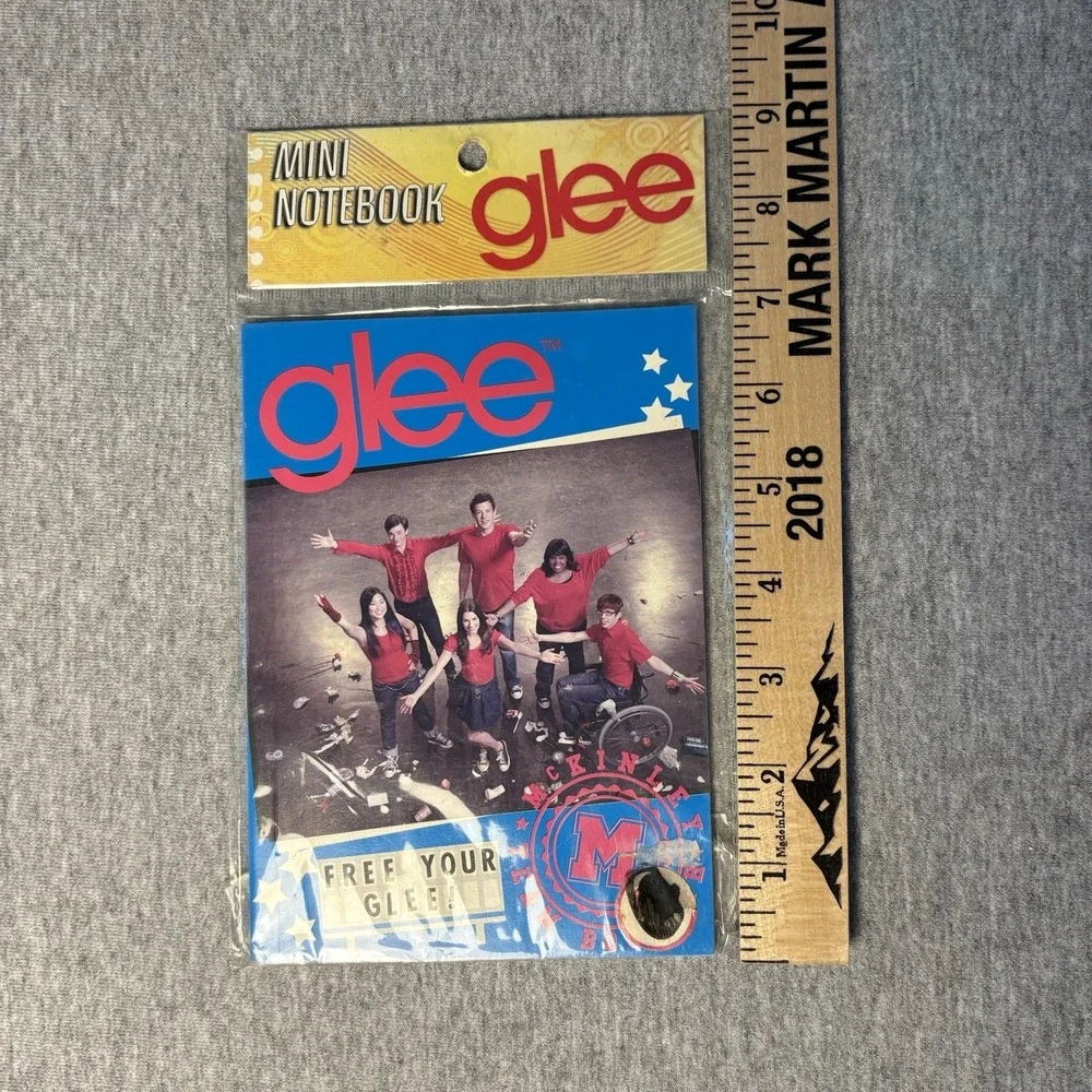 Glee TV Show Mini Notebook 2010 Lea Michele Cory Monteith New Sealed 7